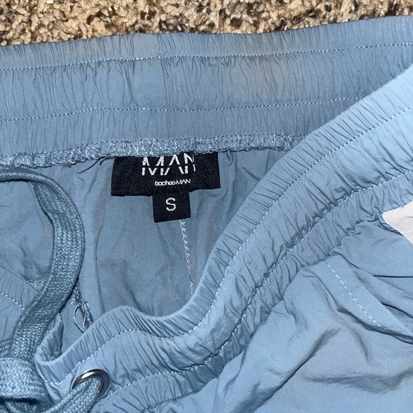 Boohooman blue and white jogger pants size small - Picture 3 of 3